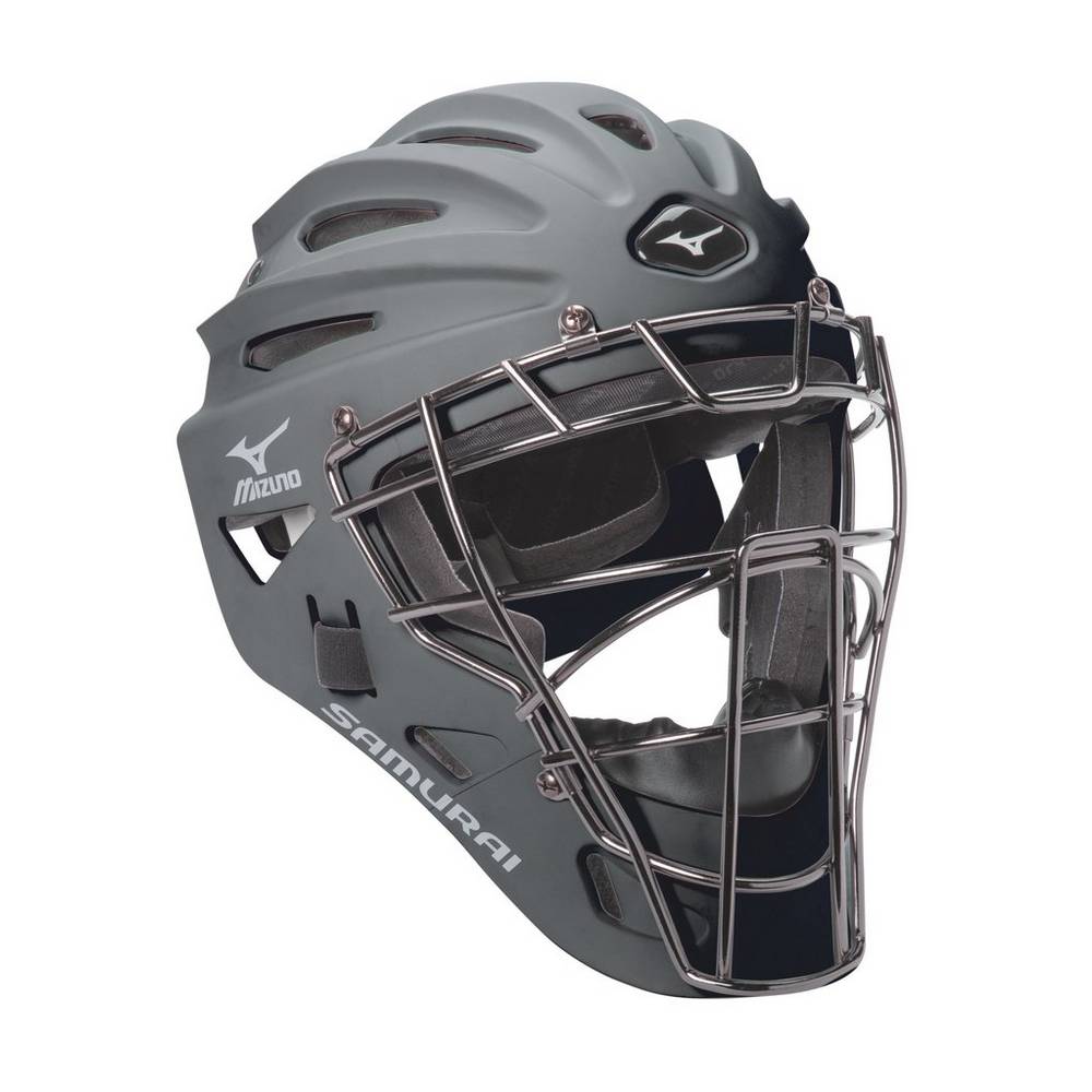 Mizuno Samurai G4 - Erkek Kask - Gri Türkiye (CUHPEK-572)